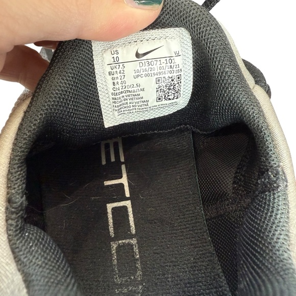 Nike Free Metcon 4 Training White Black Grey Gradient Womens 10 Shoes - Picture 4 of 8